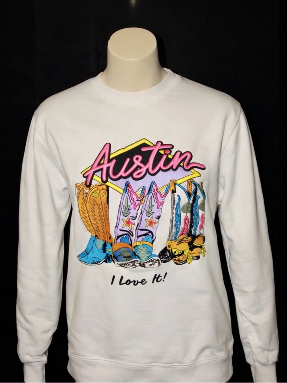 Embroidered Western Y2K style Crewneck